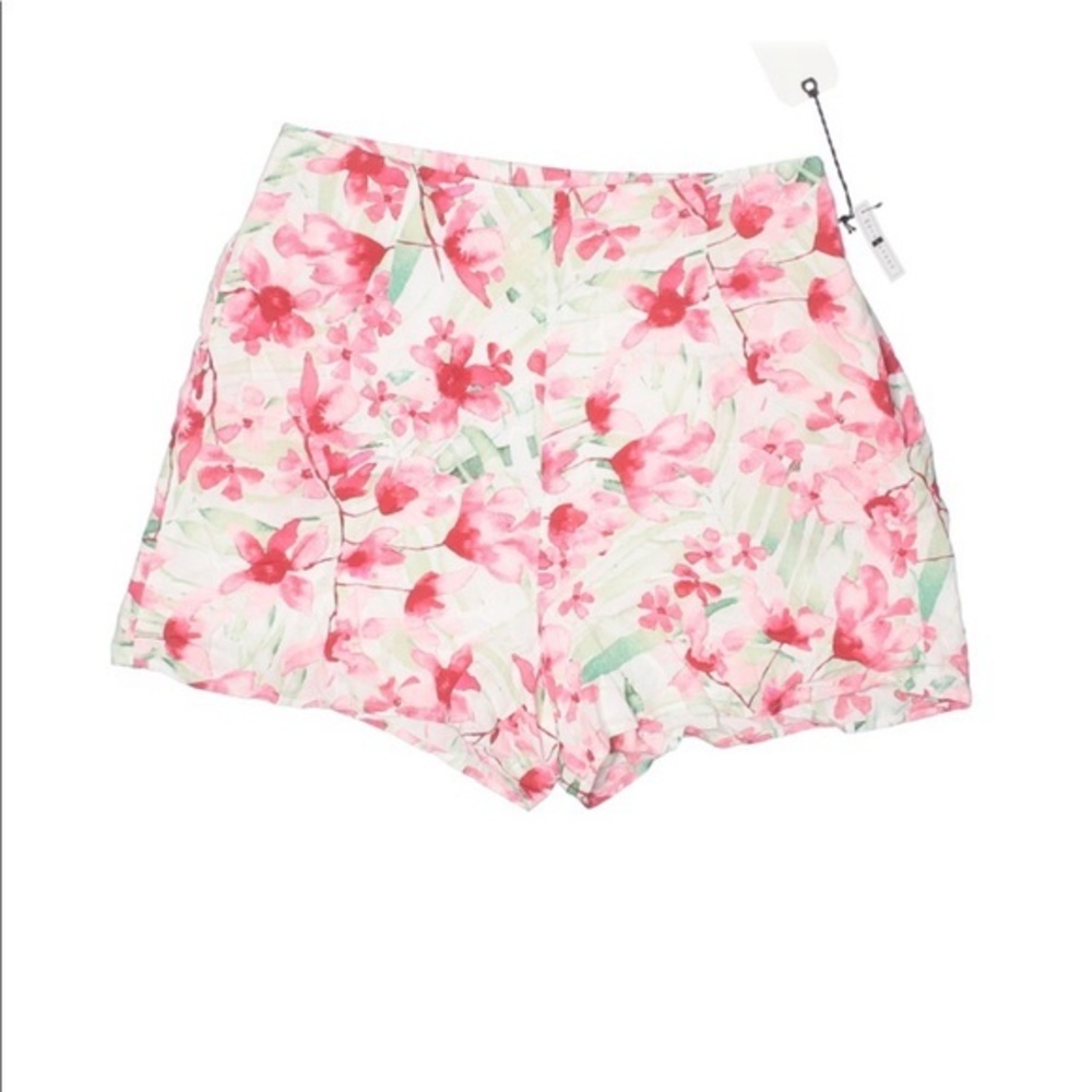 Leith high rise floral shorts NWT size large